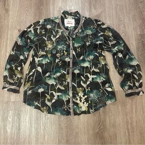 Johnny Was Biya Silk Cactus Top